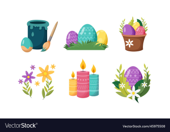 happy easter design element