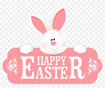 Happy Easter With Bunny Clipart Image - Happy Easter Bunny Clipart ...