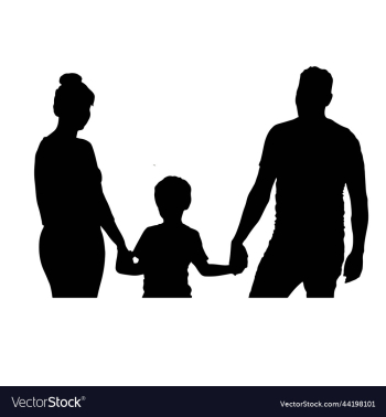 happy family father mother and son