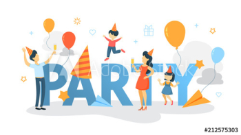 Happy family have a party Happy family have a party