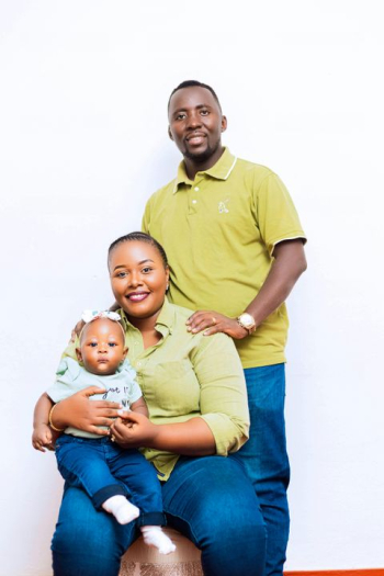 Happy Family Portrait with Baby Happy Family Portrait with Baby