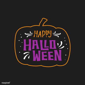 Happy Halloween on a pumpkin vector | Free stock vector - 497018 Happy Halloween on a pumpkin vector | Free stock vector - 497018