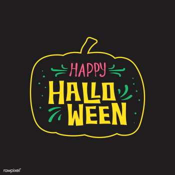 Happy Halloween on a pumpkin vector | Free stock vector - 497020 Happy Halloween on a pumpkin vector | Free stock vector - 497020