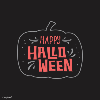 Happy Halloween on a pumpkin vector | Free stock vector - 497058 Happy Halloween on a pumpkin vector | Free stock vector - 497058