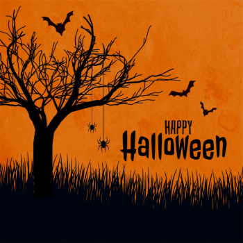 Happy halloween scary background Free Vector Happy halloween scary background Free Vector