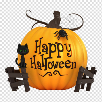 Happy halloween transparent background PNG clipart