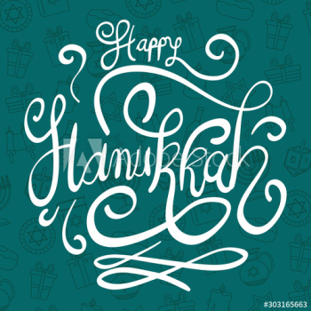happy hanukkah celebration lettering card happy hanukkah celebration lettering card