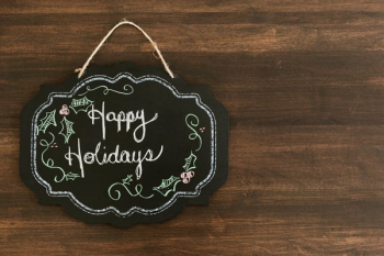 Happy Holidays Chalkboard Happy Holidays Chalkboard