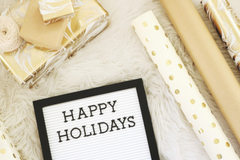 Happy Holidays Text Happy Holidays Text