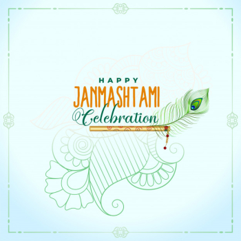 Happy janmashtami celebration Free Vector Happy janmashtami celebration Free Vector