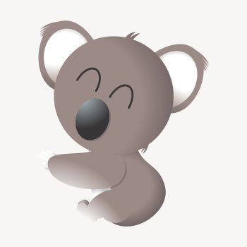 Happy koala sticker, cartoon animal | Free Vector - rawpixel Happy koala sticker, cartoon animal | Free Vector - rawpixel
