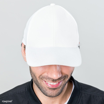 Happy man wearing a white cap transparent png | Free  transparent png - 2290550