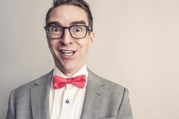 Happy Man With Bow-Tie Free Photo Happy Man With Bow-Tie Free Photo