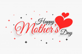 Happy Mother's Day Beautiful Hearts Greeting | Download now free vectors on Freepik