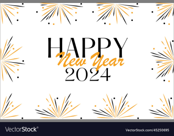 happy new year 2024 card