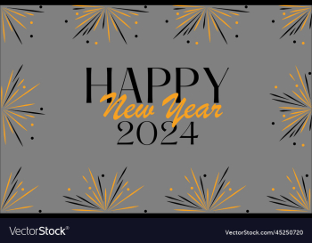 happy new year 2024 card