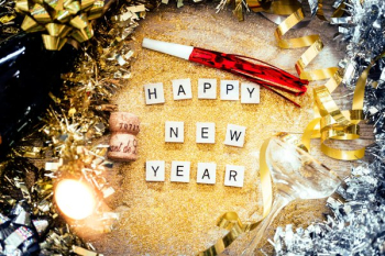 Happy New Year Letters And Gold Happy New Year Letters And Gold