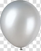 Happy New Year , white balloon transparent background PNG clipart