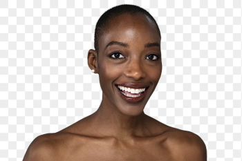 Happy nude black woman transparent | Free PNG Sticker - rawpixel