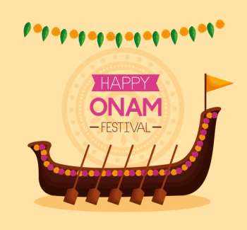 Happy onam festival celebration Free Vector Happy onam festival celebration Free Vector