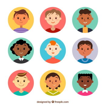 Happy people avatar collection Happy people avatar collection