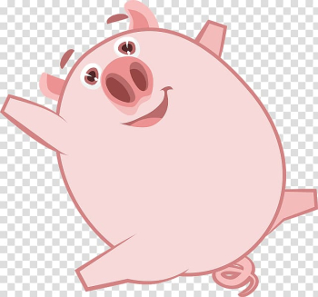 Happy pig illustration, Mundo Bita Bita e os Animais Fazendinha Birthday , others transparent background PNG clipart