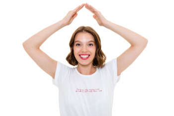 Happy pretty caucasian woman standing isolated Free Photo Happy pretty caucasian woman standing isolated Free Photo