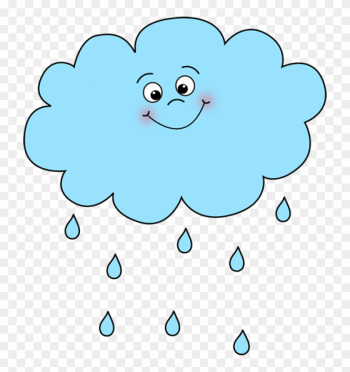 Happy Rain Cloud - Cartoon Picture Rain Cloud Happy Rain Cloud - Cartoon Picture Rain Cloud
