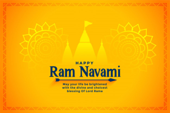 Happy ram navami religious festival card Free Vector Happy ram navami religious festival card Free Vector