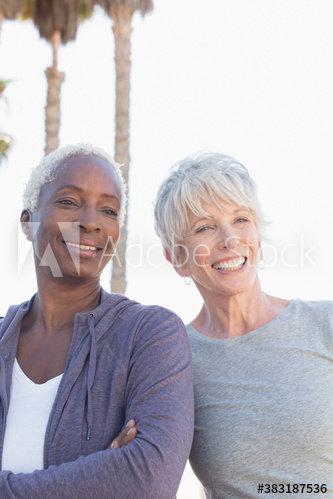 Happy senior women friends Happy senior women friends