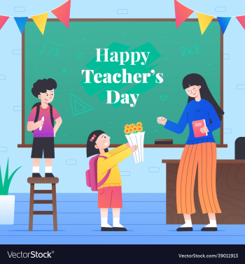 happy teacher day social media post template