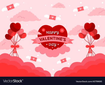 happy valentine day background with lovely objects happy valentine day background with lovely objects