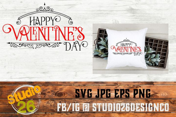 Happy Valentine's Day - SVG PNG EPS Happy Valentine's Day - SVG PNG EPS