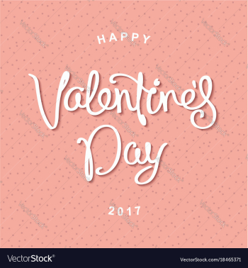 Happy valentines day design vector image Happy valentines day design vector image