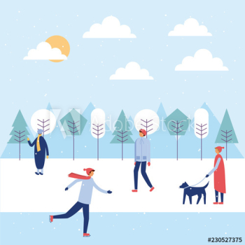 happy winter people vacation happy winter people vacation