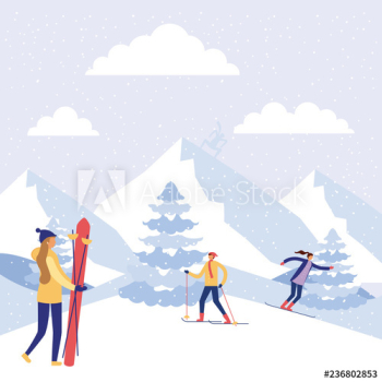 happy winter people vacation happy winter people vacation