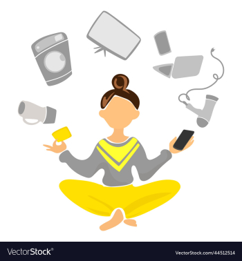 happy woman shopping online flat happy woman shopping online flat