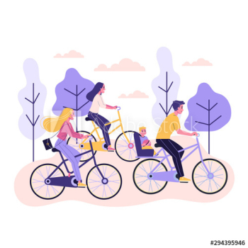 Happy young woman ride bicycle Happy young woman ride bicycle