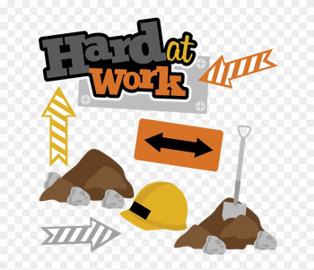 Hard At Work Svg Scrapbook Collection Construction - Construction Theme Frame Clipart