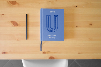 Hard Book Cover Mockup 20/33 u book cover mockup 