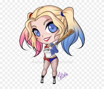 Harley Quinn Clipart Kawaii - Harley Quinn Suicide Squad Chibi