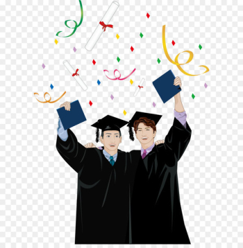Hat Academic dress Bachelor's degree Graduation ceremony - People graduation season 