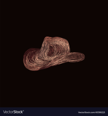 hat cowboy artwork style design hat cowboy artwork style design