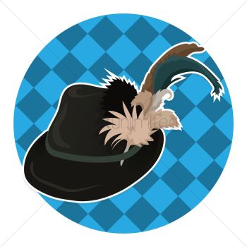Hat with feathers Hat with feathers