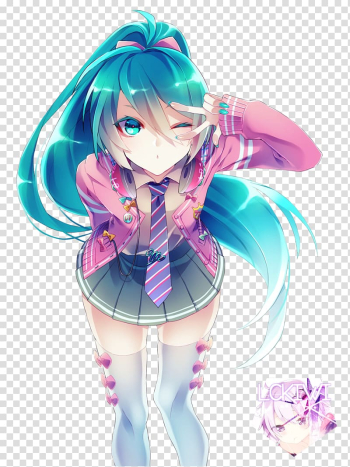 Hatsune Miku: Project DIVA F Anime Vocaloid Megurine Luka, Anime transparent background PNG clipart