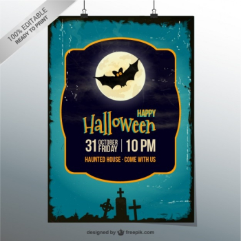 Haunted house party poster Haunted house party poster