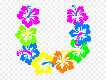 Hawaii Clipart Lei - Flower Lei Clip Art