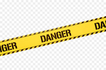 Hazard Barricade tape Stock photography - Yellow danger warning belt 