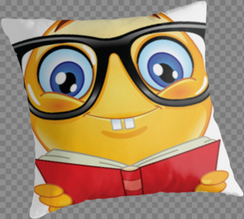 HD Funny Kids Smart Nerdy Emoji Smart Emoji - Emoji Writer ...