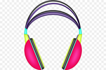 Headphones Yellow Clip art - Colorful Headphones Headphones Yellow Clip art - Colorful Headphones